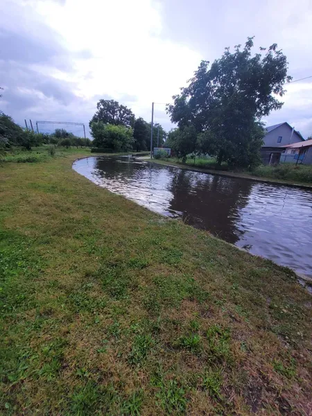 У Ківерцях після дощу вулиця пішла під воду (фото)