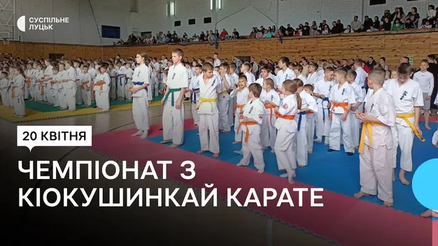 У відкритому чемпіонаті Луцька з кіокушинкай карате взяли участь більше 400 дітей (відео)
