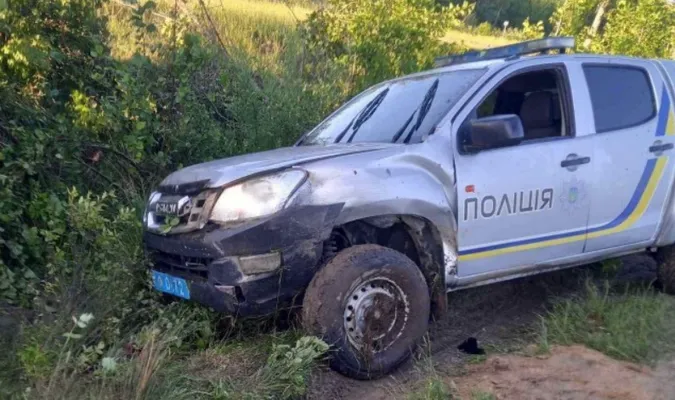 На Волині сталася ДТП за участі автомобіля поліції (фото)