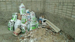 Лучан покарали за будівельне сміття під вікнами (фото)
