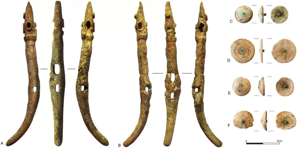 Елементи збруї другого коня. Przemyslaw Makarowicz et al. / Journal of Field Archaeology, 2022