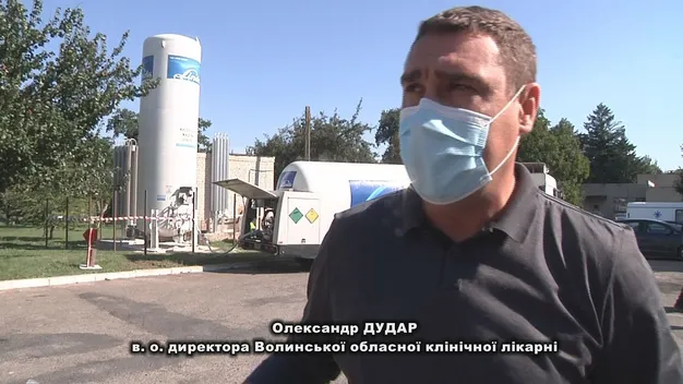 У госпіталі в Боголюбах встановили нову кисневу станцію (відео)