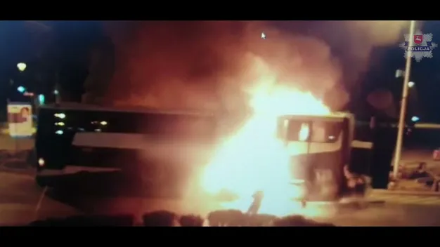 У Польщі загорівся автобус з українцями (відео)