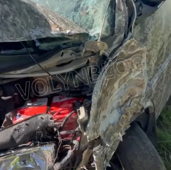 У Луцьку авто на швидкості влетіло у дерево: водій – в лікарні (відео)