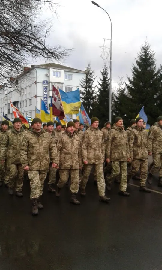 Мешканці Володимира-Волинського зустрічали бійців 14-ї бригади