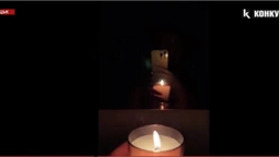 Зі свічками та надією: як лучани живуть в умовах відсутності світла та води (відео)
