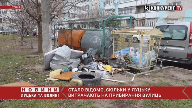 Скільки грошей витратили у Луцьку на прибирання вулиць (відео)