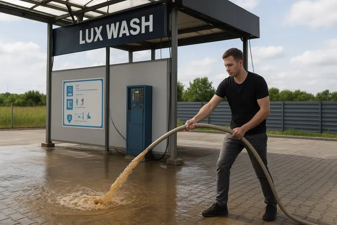 Адміністратор мийки «Lux Wash» зливав хімікати в Оконську