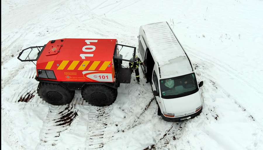 На Волині рятувальники готуються до сильних снігопадів (фото)