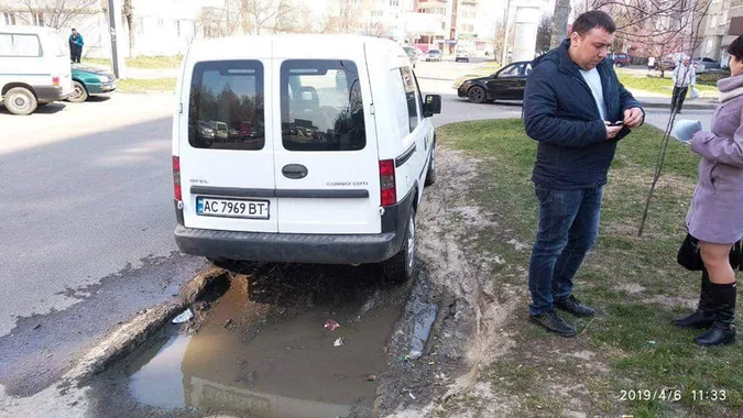 Луцьк: 15 протоколів отримали «автохами» від муніципалів (фото)