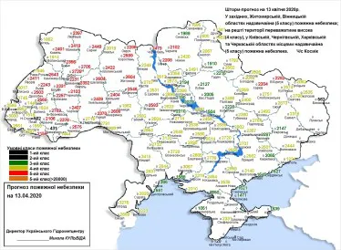 На Волині – найвищий клас пожежної небезпеки (мапа)