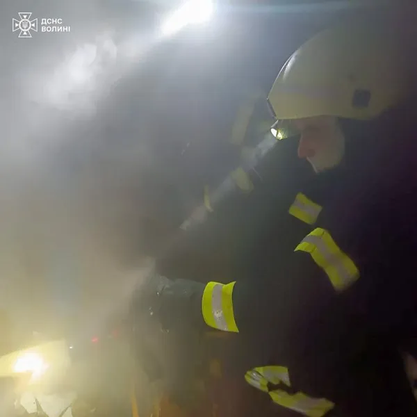 На Волині рятувальники ліквідували пожежі в житловому та дачному будинках (фото)