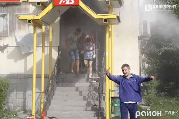 У Луцьку на Конякіна горів магазин