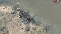 ЗСУ 9 разів зривали понтонну переправу окупантів через Сіверський Донець (відео)