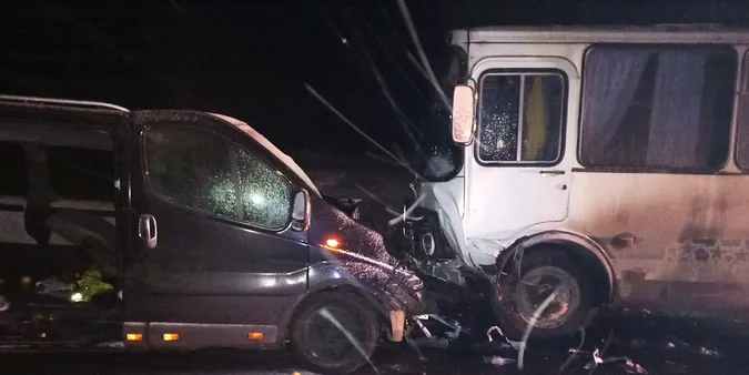 Волинянка на бусі протаранила автобус: постраждала вона і троє її дітей (фото)