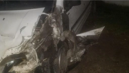 У Цумані легковик влетів в опору: пасажир загинув на місці (ФОТО)