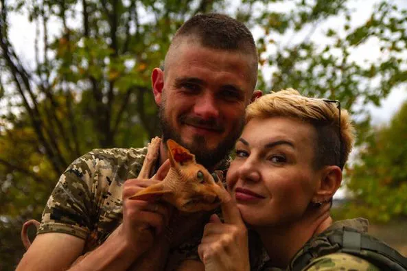 Бійці Князівської бригади врятували на Харківщині сфінкса (фото)