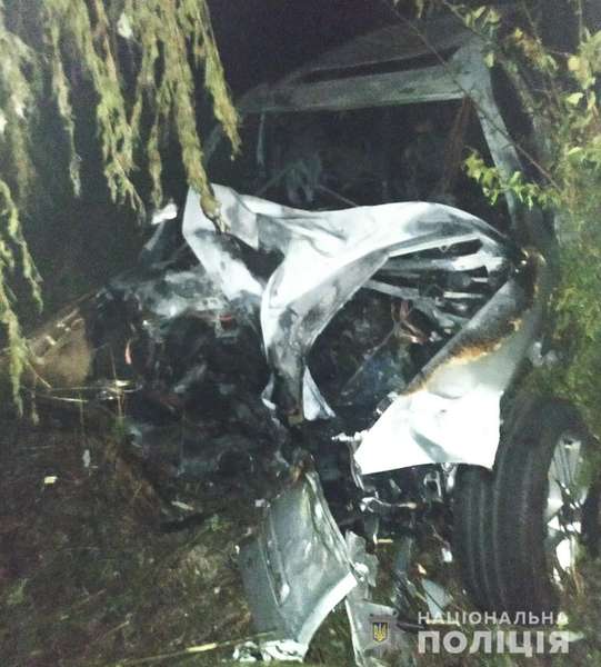 Згорів разом з автівкою: на Волині сталася смертельна ДТП (фото, відео)