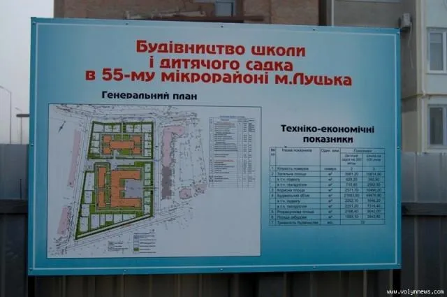 На луцьку школу-довгобуд Кабмін виділив понад 11 мільйонів 
