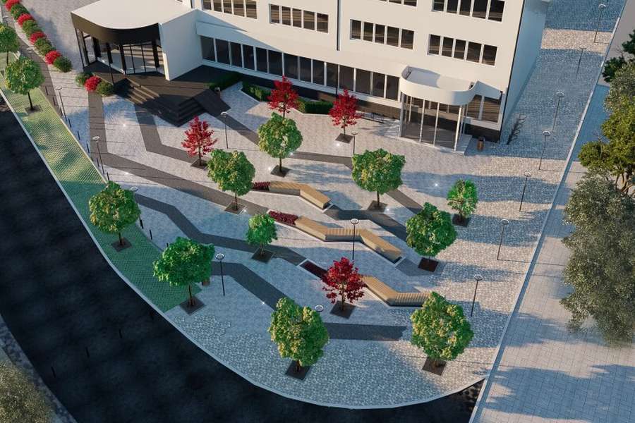 Яким буде новий сквер у центрі Луцька (фото)