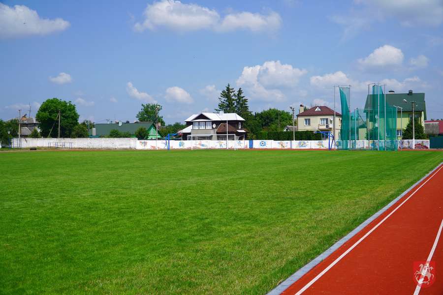 У Володимирі студенти розписали 30-метровий паркан стадіону «Олімп» (фото)