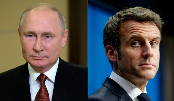 Макрон зателефонував путіну після перерви більш ніж у місяць