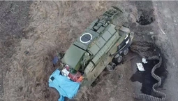 Українські сапери підірвали зенітний ракетний комплекс «Тор» окупантів