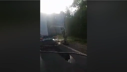 На Волині загорілася вантажівка (ФОТО, ВІДЕО)