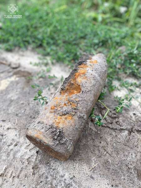 На Волині в полях знайшли старі снаряди (фото)