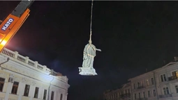 В Одесі демонтували пам’ятник Катерині ІІ (фото)