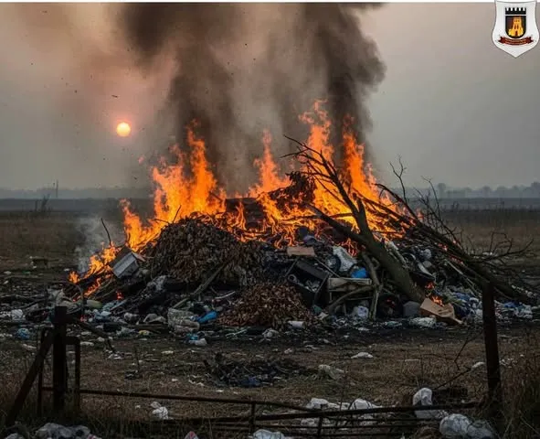 У Луцькій громаді спалювати листя та сміття заборонено