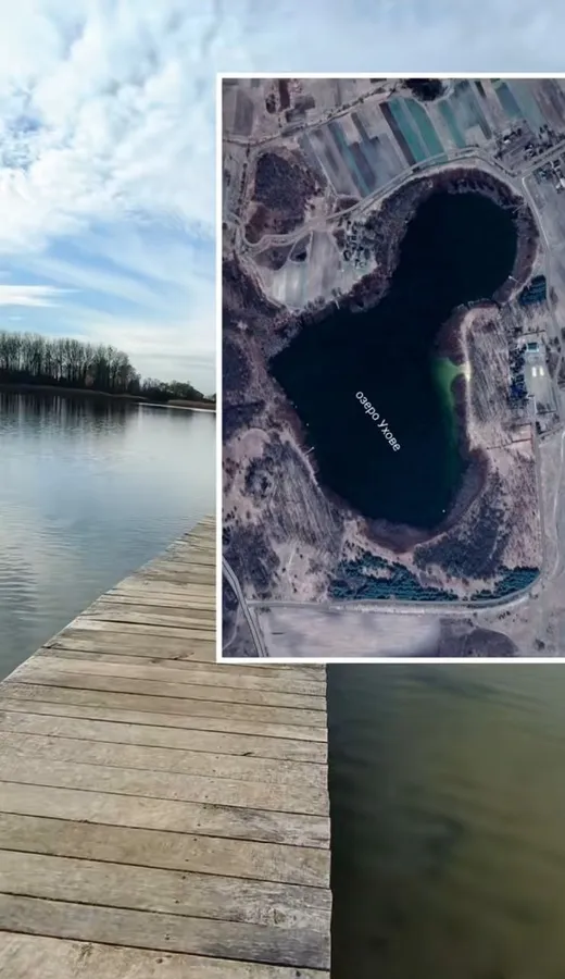 На Волині є загадкова водойма у формі людського вуха (відео)