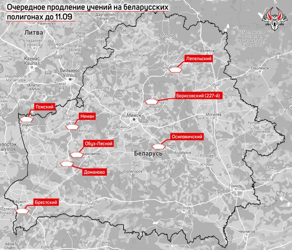 Мінімум до 11 вересня: Білорусь продовжила військові навчання (відео)