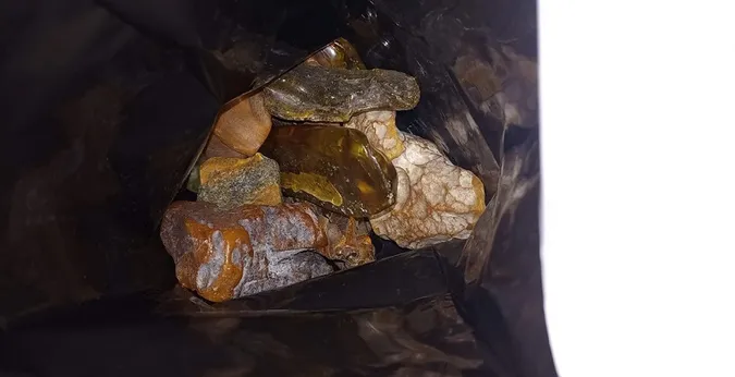 У трьох волинян вилучили понад 30 кіло бурштину (фото)