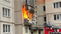 У Луцьку – пожежа в багатоповерхівці (фото, відео)