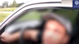 У Луцьку покарали водія "мерса", який їздив алеями парку (відео)