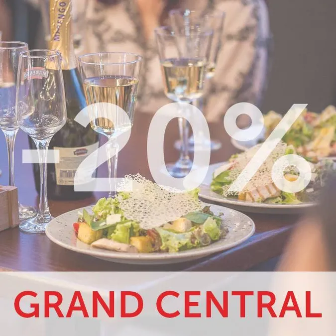 «Щасливі години» у Grand Central: обідай смачно та економно*