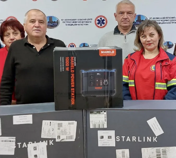 Волинська «екстренка» придбала для ЗСУ два Starlink та дев'ять FPV-дронів
