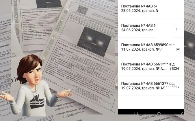 Їздять вони, платить вона: волонтерка з Луцька отримує штрафи замість військових