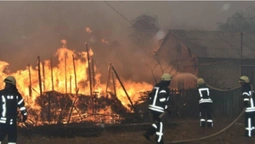 Масштабні пожежі на Луганщині: боротися із вогнем допомагає волинська бригада