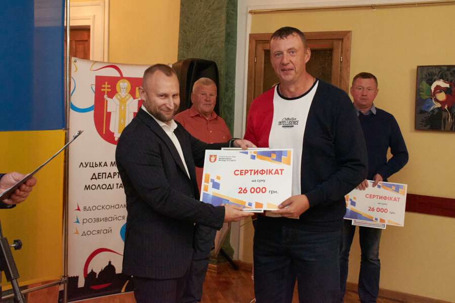 У Луцьку спортсменів відзначили нагородами (фото)