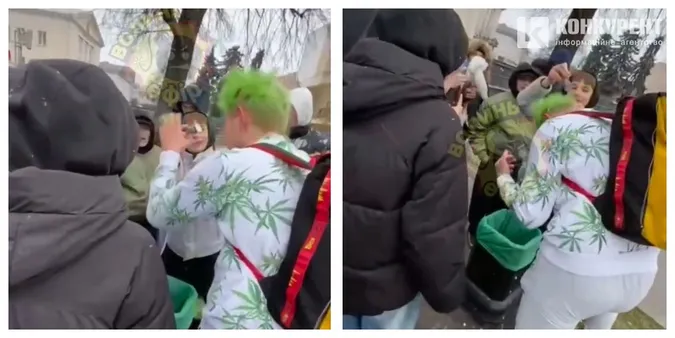 У центрі Луцька «відбарбершопили» хлопця (відео)