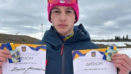 Спортсмен з Волині завоював два «золота» на всеукраїнських змаганнях з лижних гонок (фото)