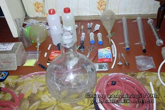У Луцьку переселенець облаштував нарколабораторію
