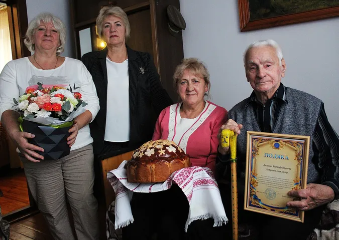 На Волині ветеран УПА відзначив 95-літній ювілей