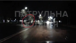 У Луцьку п'яний водій їхав з вимкненими фарами (відео)