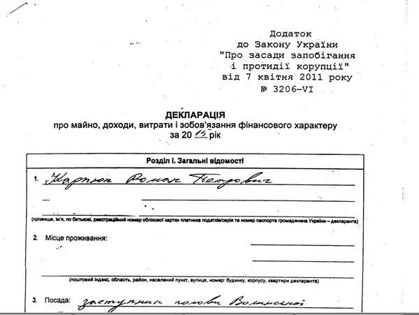 Заступники Палиці показали, скільки заробили у 2015