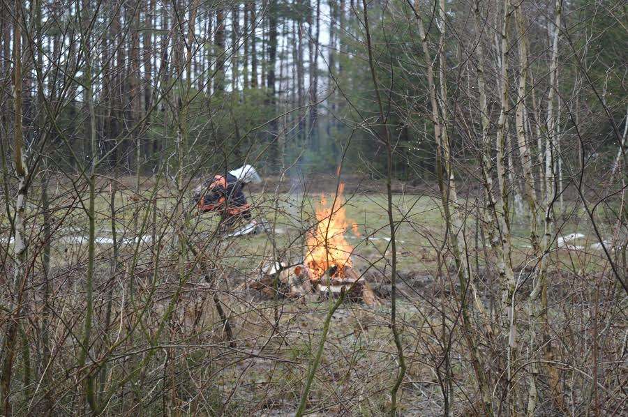 Танк і квадрокоптер: волинські лісівники показали свою протипожежну «міць»