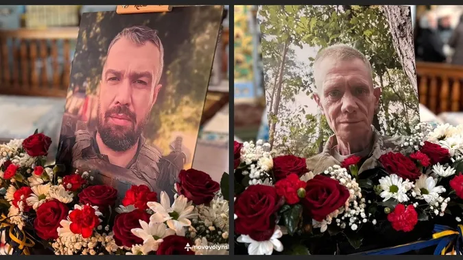 У Нововолинську попрощалися із загиблими воїнами Олександром Малєвим та Миколою Поплавським (фото)