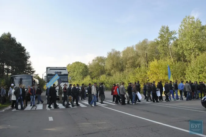 Волинські гірники  погрожують перекриттям «Ягодина»